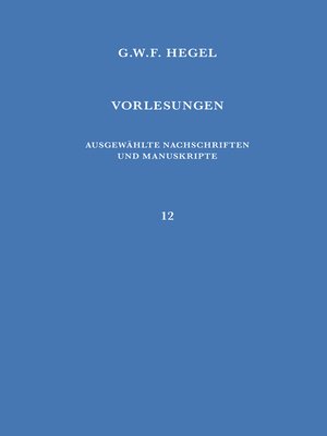 cover image of Vorlesungen über die Philosophie der Weltgeschichte
